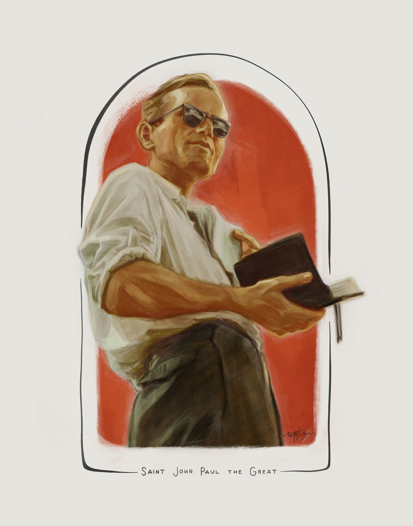 John Paul II (2023), Clip Studio Paint